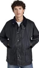 Image of Barbour Classic Bedale Wax Jacket Navy Size 42 New - MANY SIZES AVAILABLE