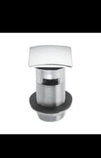 Image of McAlpineCW60SQ-CB Chrome Brass Square Clicker Basin Waste Slotted 1¼ RRP £35!!!!
