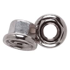 Image of Weldtite Cycle Bicycle Bike Track Nuts (2) - 5 / 16 Inch