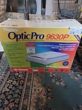 Image of Plustek Optic Pro 9630p Scanner In Box Working Excellent Condition with Cables