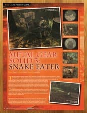 Image of 2004 Metal Gear Solid 3 Snake Eater PS2 Print Ad/Poster Authentic Video Game Art