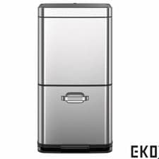 Image of EKO Sensible Himalaya Sensor Recycling Bin 54L (35L + 19L) Stainless Steel