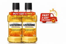 Image of SPECIAL OFFER BUY 1 GET 1 FREE LISTERINE Original Mouthwash Gum Problems, 500ml