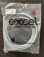 Image of Excel Cat5e Patch Lead U/UTP Unshielded LSZO/LSOH Blade Booted 7 m Grey Ethernet