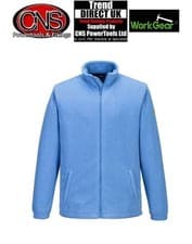 Image of Portwest Anti-Static ESD Fleece AS26 Size Medium Hamilton Blue Clearance