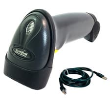 Image of ZEBRA Symbol LS2208-SR20007R-UR 1D Handheld Barcode Scanner w/USB Cable GRADE A