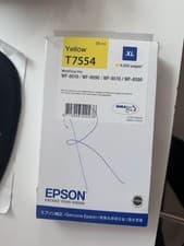 Image of Epson T7554 Original Ink Cartridge C13T755440 Yellow