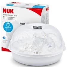 Image of NUK Micro Express Plus Microwave Bottle Steriliser Sterilises up to 4 Baby