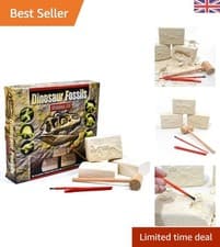 Image of Glow in the Dark Dinosaur Fossils Excavation Kit for Kids - Fun & Educational!