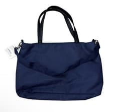 Image of Bugaboo Nappy Bag NWT Navy & Black Tote Bag New 