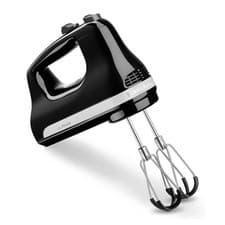 Image of KitchenAid 6 Speed Hand Mixer Flex Edge Onyx Black