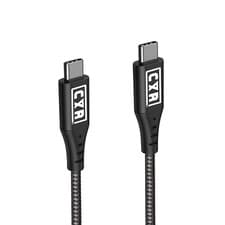 Image of C&R Premium USB C Cable | Nylon Braided | USB3.2 Gen2 20Gbps 100W Fast Charge 4K