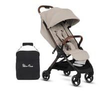 Image of Silver Cross- Clic 2 Compact Stroller & Travel Bag - Foldable & Light-  latte
