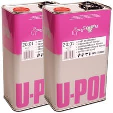 Image of U-Pol System 20 Fast Drying Degreaser Solvent Based Tin Anti-Static 5 Litre x2