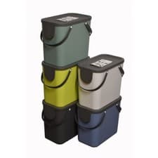 Image of Slim Stackable Recycling Container - 25 Litres - Perfect Bin For Waste Sorting