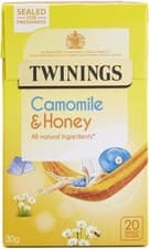 Image of Twinings Camomile Honey and Vanilla, Honeybush Tea, Relax Tea, 4 x 20 Tea Bags