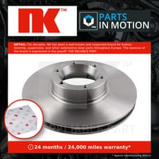 Image of 2x Brake Discs Pair Vented fits OPEL MOVANO FD, JD 2.5D Front 98 to 10 280mm Set