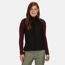 Image of Regatta Womens Softshell Flux Bodywarmer Gilet Sleeveless Full Zip Up