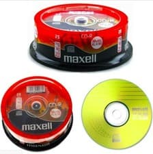 Image of MAXELL CD-R 80 MINS XL-II DIGITAL AUDIO MUSIC RECORDABLE BLANK DISCS 25 PACK 