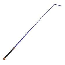 Image of Soft Grip Handle Dressage / Schooling Whip With Gold Ends 100cm