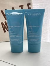 Image of Clarins Hydra-Essentiel [HA2] Silky Cream 30ml x2  + Cosmetic Bag Unused Sealed