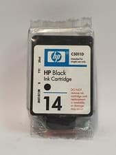 Image of Original "out of box" Black HP 14 ink cartridge (C5011D)