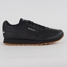 Image of Womens Reebok CL Harman Run CM9941 Black Walking Sports Lace Up Casual Trainers