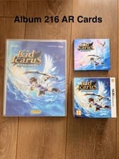Image of Kid Icarus Uprising Limited Edition Nintendo 3DS New + Album 216 AR Cards Bundle