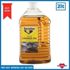 Image of Bartoline Raw Linseed Oil 2 Litre Restores the Natural Sheen Nourish and Protect