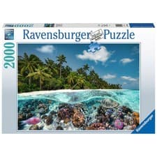 Image of Ravensburger 2000 Piece Jigsaw Puzzle A Dive in the Maldives