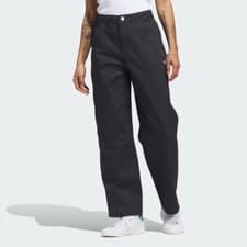 Image of Adidas Originals Women's Black Skateboarding Pants Size 36/32 IM4662