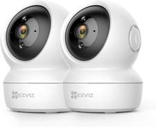 Image of EZVIZ 2 Pack Indoor Security Cameras Wireless CCTV with App, 1080P, Pet Camera,