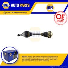 Image of Drive Shaft Front Left NDS1176L NAPA Driveshaft 1K0407271BJ 3C0407451FX Quality
