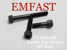 Image of 1/2 UNF x Various Lengths Steel Socket Head Cap Screws Bolts Unified Fine