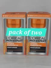 Image of Loreal Men Expert Hydra Energetic Moisturiser, Proteins(Pk of 2)B87/H.IH/I.FA/22