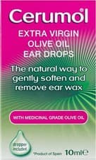 Image of Cerumol Extra Virgin Olive Oil Ear Drops 10ml