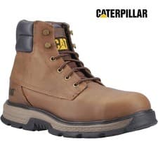 Image of Caterpillar Exposition 6" Safety Boots Steel Toe Cushioning Sizes UK 6-12