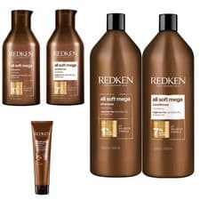 Image of Redken All Soft Mega Shampoo,Conditioner,Treatment 300ml-1000ml Options