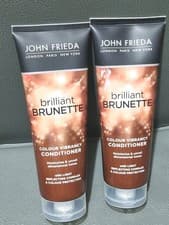 Image of 2 X John Frieda Brilliant Brunette Colour Vibrancy Conditioner 250ml