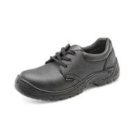 Image of Beeswift Safety S1 Steel Toe Lace Up Leather Upper Shoe 1Pr Black 13 CF54BL13