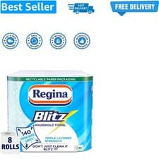 Image of Regina Blitz Household Towel, 560 Super-Sized Sheets, Triple Layered Strength...