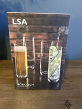 Image of LSA Borough 4 Highballs Glasses New Boxed 420 Ml