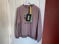 Image of Moncler Maglia Girocollo Sweatshirt Jumper Size M Brand New Price £780