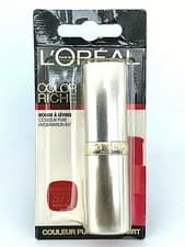 Image of L'Oreal Paris riche colour lipstick - 377 Perfect Red - Card Sealed
