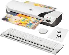 Image of A4 Laminator 4-in-1 Kit Fast Warm Up Cold Mode Cutter + Corner Tool