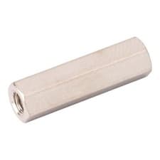 Image of R-TECH 524392 Hex Threaded F-F Spacers Brass M3 18mm - Pack Of 25