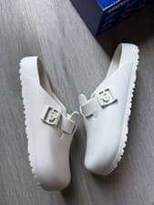 Image of Birkenstock Boston Eva - Cream - Size UK9 - Brand New In Box