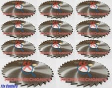 Image of 11x HSS Metal Slitting Saw Standard Teeth W Keyways Dia 4" _Thick 5/64" _Bore 1"