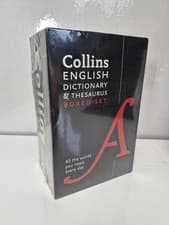 Image of COLLINS ENGLISH DICTIONARY & THESAURUS BOX SET BRAND NEW & SEALED