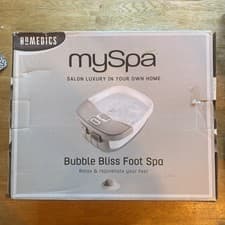 Image of HoMedics My Spa Bubble Bliss Foot Spa Brand New And Boxed.